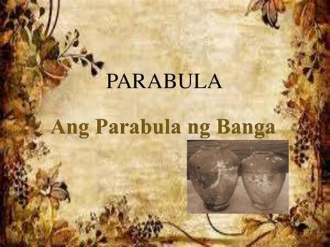 banga drawing|Parabula ng Banga .
